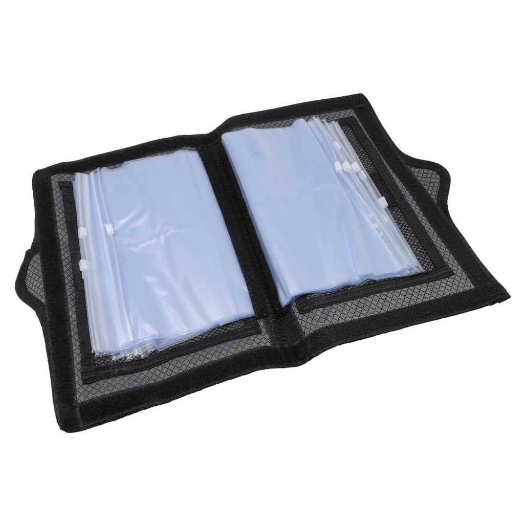 Double Rig Wallet Grey/ Black