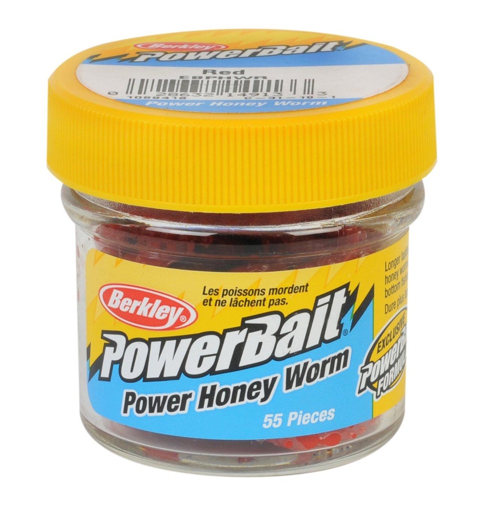 POWERBAIT GARLIC HONEY WORM YELLOW