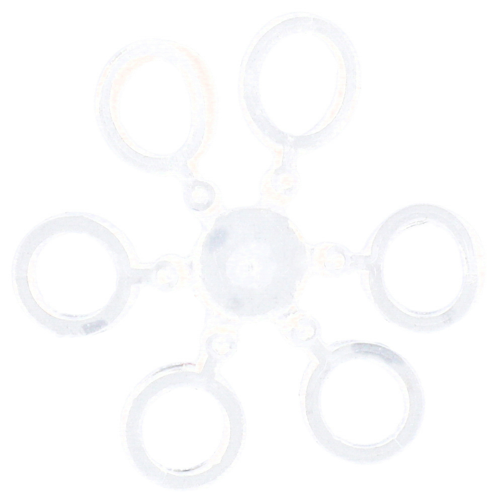 PELLET BANDS - METHOD FEEDER - ON RING - 4mm - TRANSPARENT - 24szt