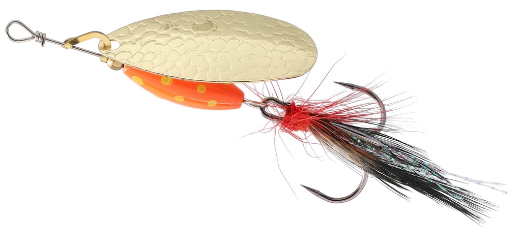 SPINNER - M-GRUB nr 2 GOLD / RED TIGER