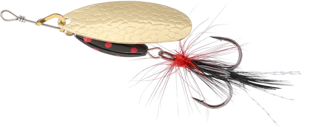 SPINNER - M-GRUB nr 4 GOLD / BLACK TIGER