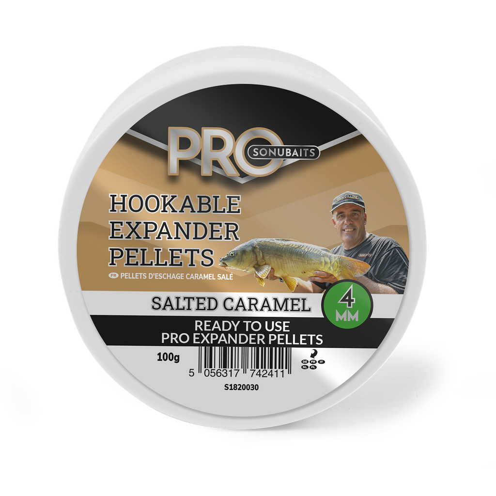 Hookable Expander Pellets - Salted Caramel 4mm 100g