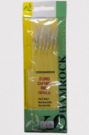 Shamrock Euro Champ white rig