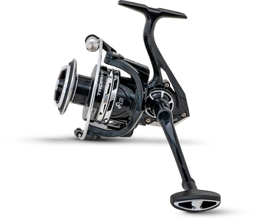 Trophy Spinning FD Model: 30 · BB: 4 · 225m/ 0,25mm · Drag F. 5,40kg / 12lbs