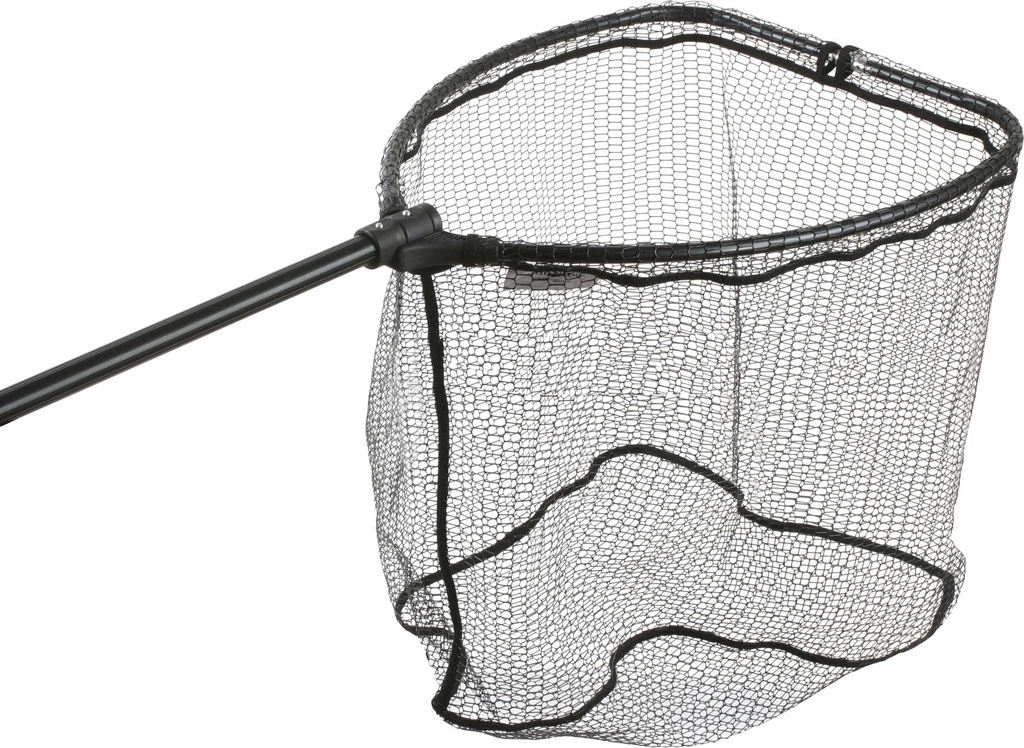 LANDING NET - RUBBER NET - FOLDING FRAME 140cm