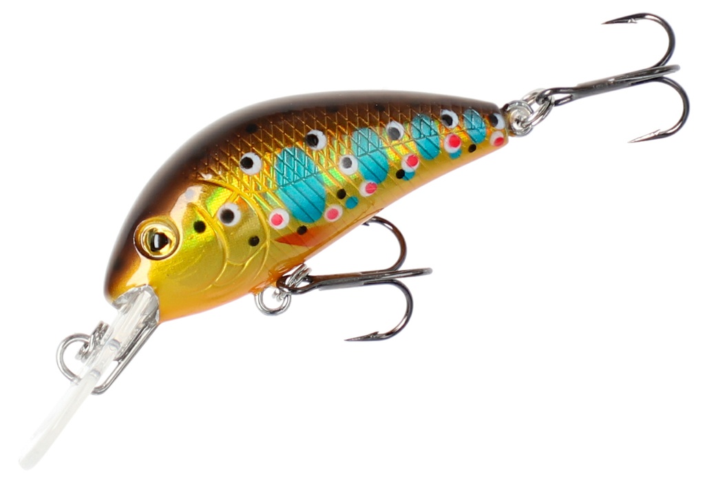 Wobbler fish hunter cavalier - 4cm/ brown trout - floating
