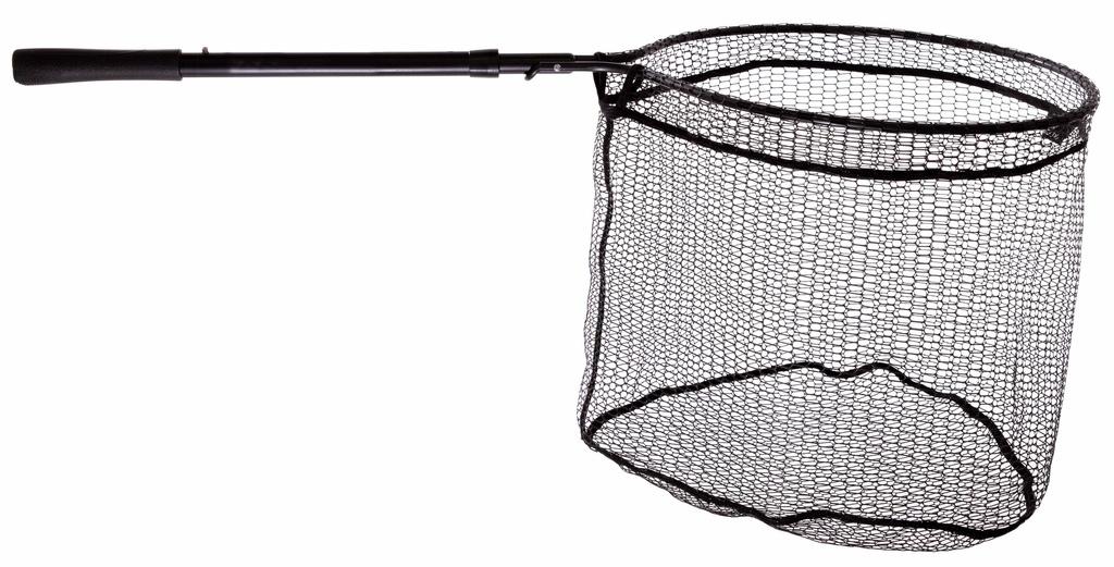 Rubberised landing net - automatic 130cm 50/45cm