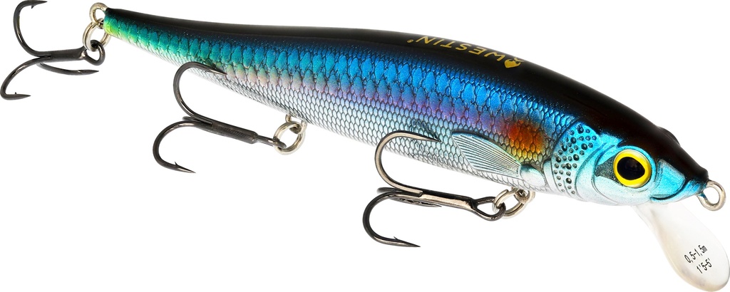 JERKBITE SR JERKBAIT 7,5CM 5G SUSPENDING FLASH SKIN