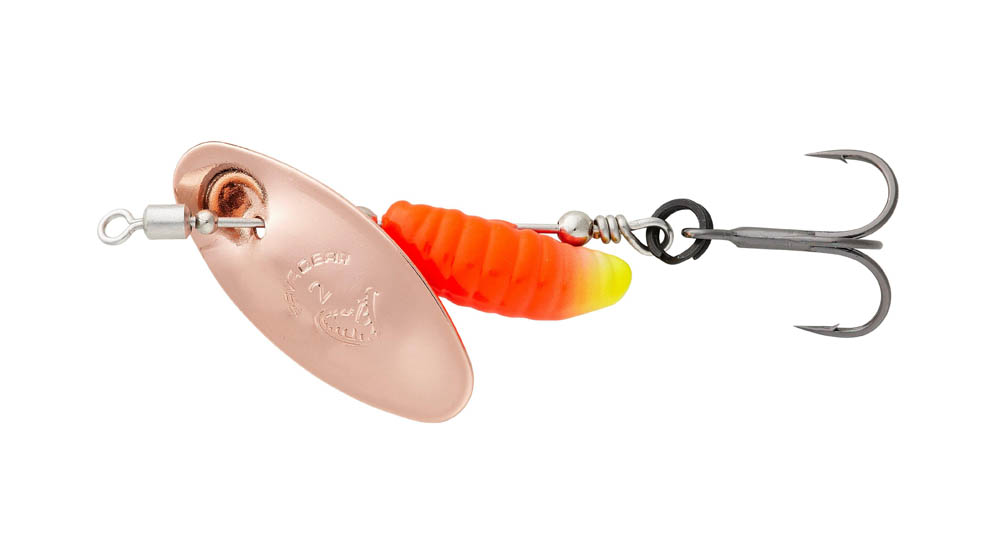 Savage Gear Grub spinner 2.2g Sinking Copper Red Yellow