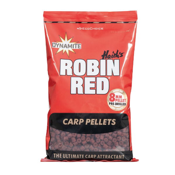 Dynamite Robin Red 8mm pre-drilled pellets