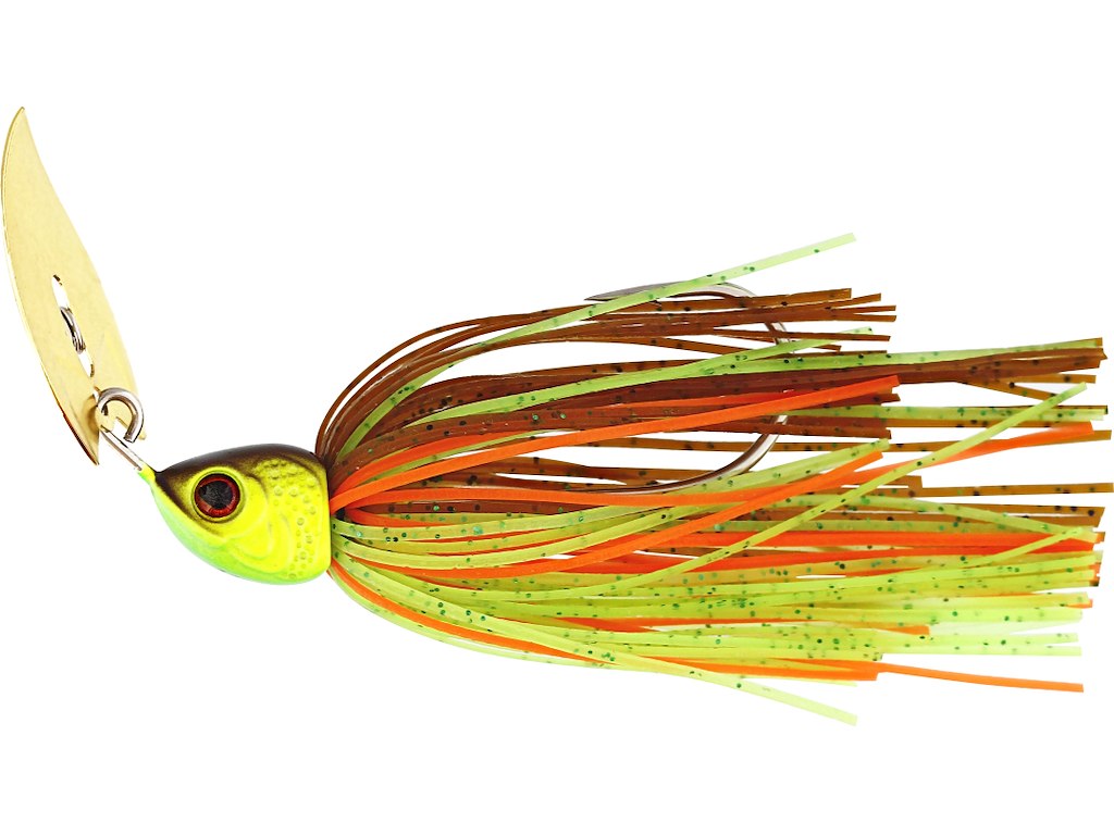 Westin Bladebite V2 7g Brown Chartreuse