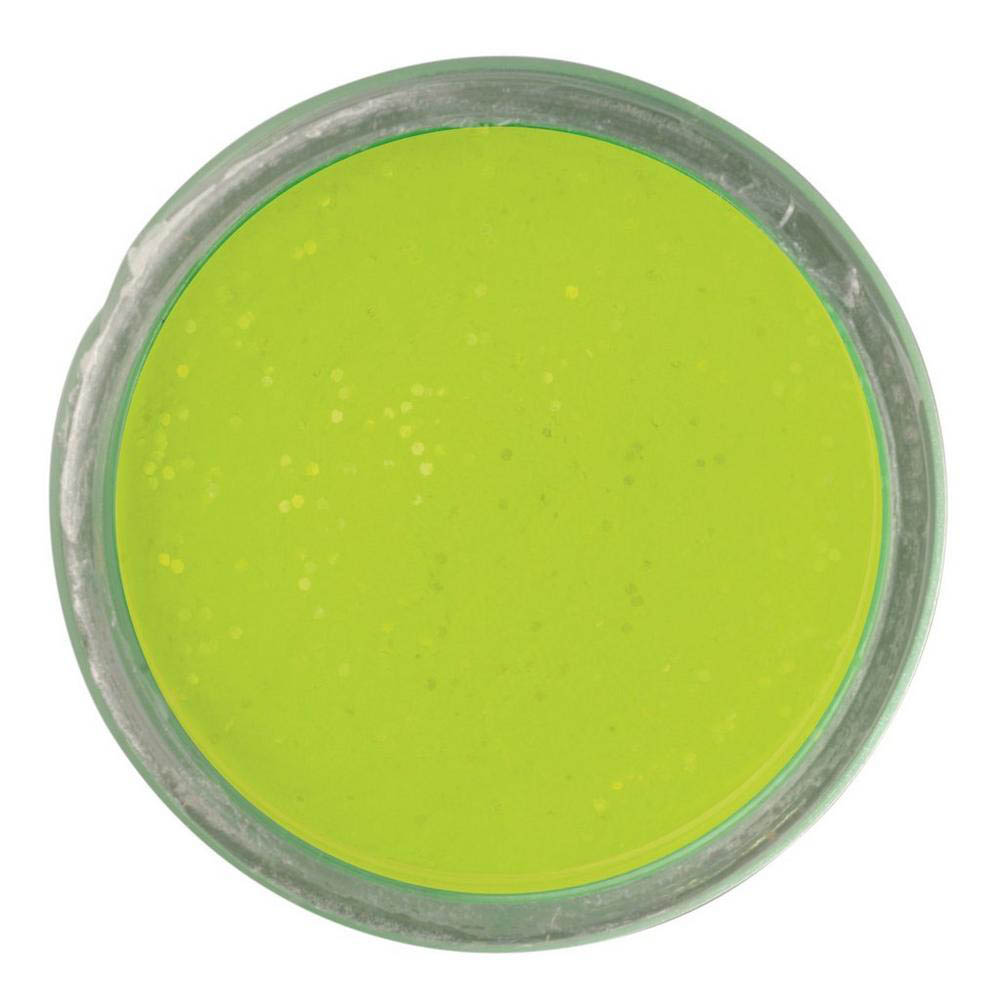 Powerbait chartreuse glitter