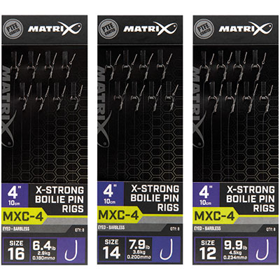 MXC-4 Sz 12 Barbless 0.23mmXS Boilie Pin