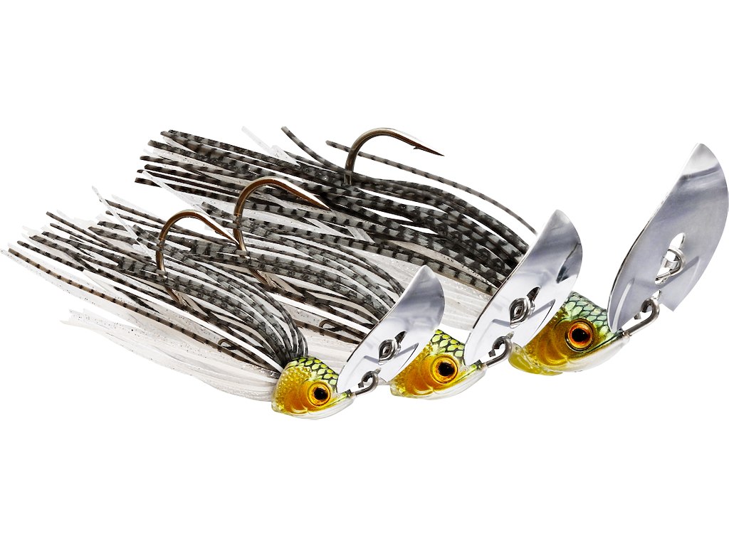 Bladebite V2 Tungsten Bladed Jig 21g Sinking Yellow Spark