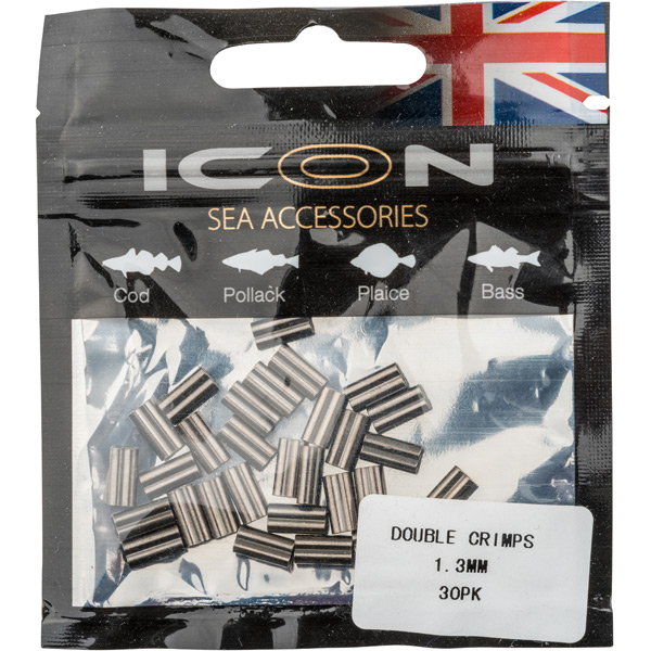 Double Crimps 1.3mm 30pk