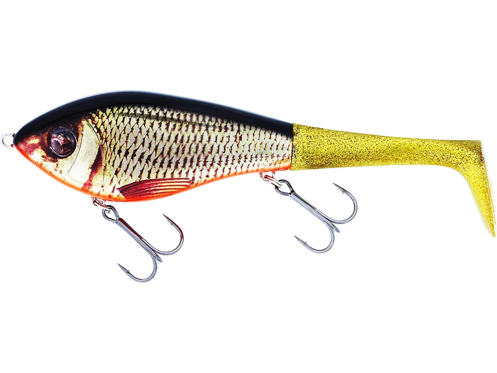 Westin Swim Tail 12cm 62G Suspending Real Rudd 1 Body 2 Tails