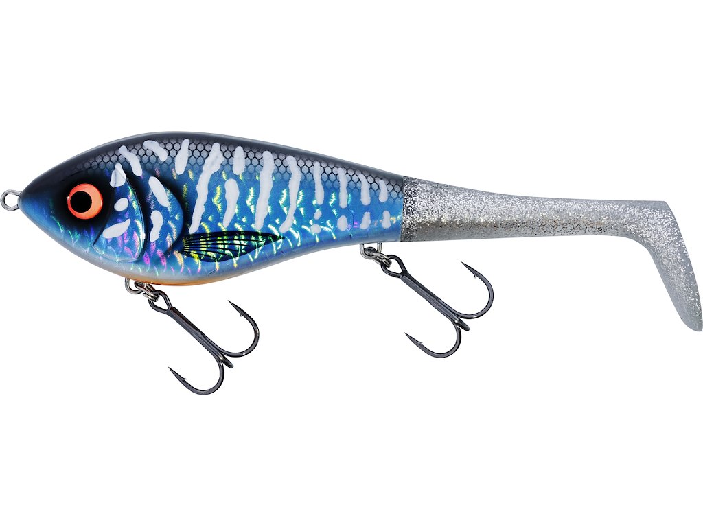 Westin Swim Tail 12cm 62G Suspending Lagoon Pike 1 Body 2 Tails