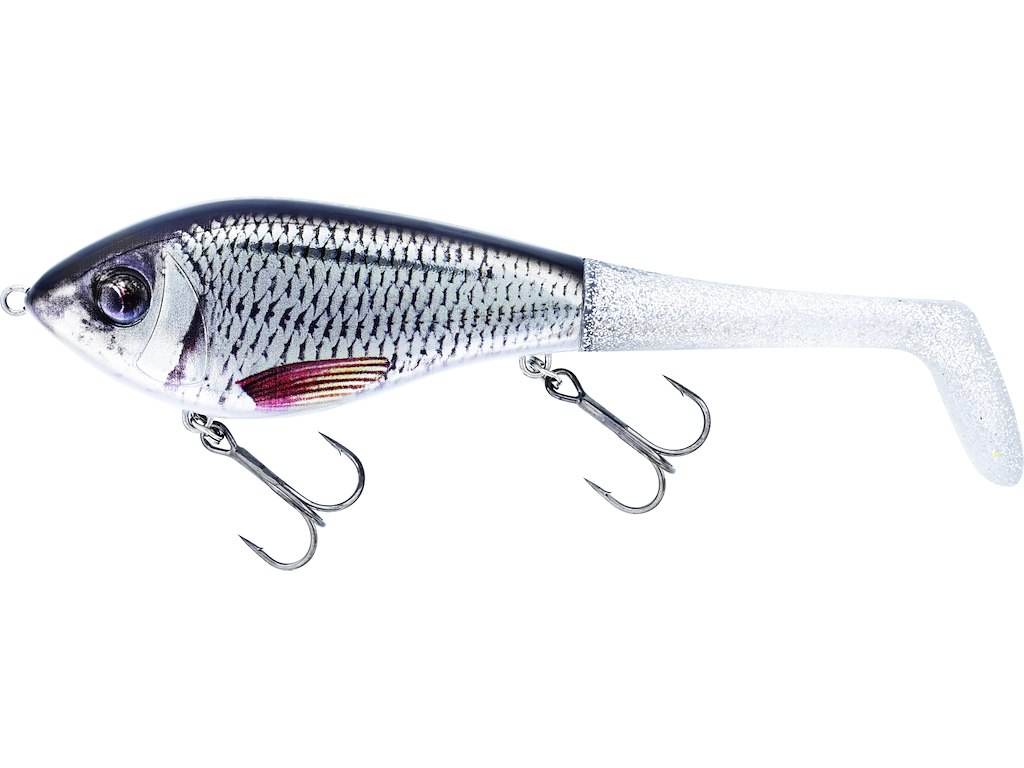Westin Swim Tail 12cm 62G Suspending Real Roach 1 Body 2 Tails