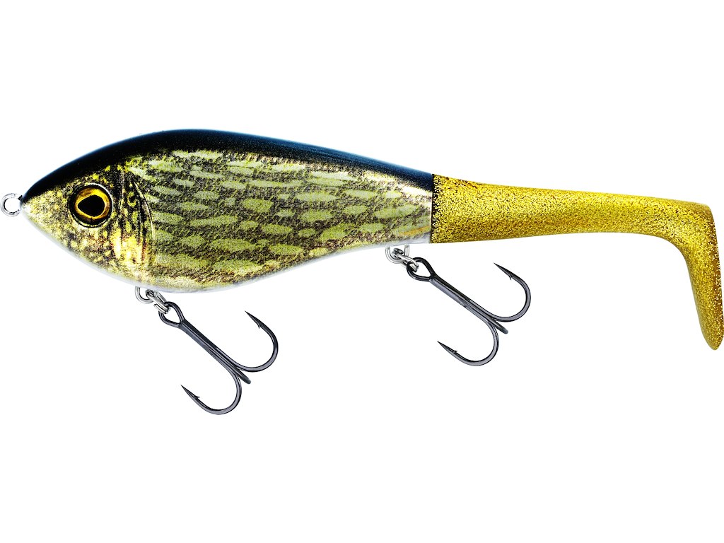 Westin Swim Tail 12cm 62G Suspending Real Pike 1 Body 2 Tails
