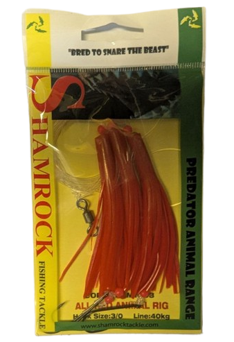 Shamrock All Red Animal Rig size 3/0