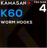 KAMASAN K60 WORM HOOK PKT 10