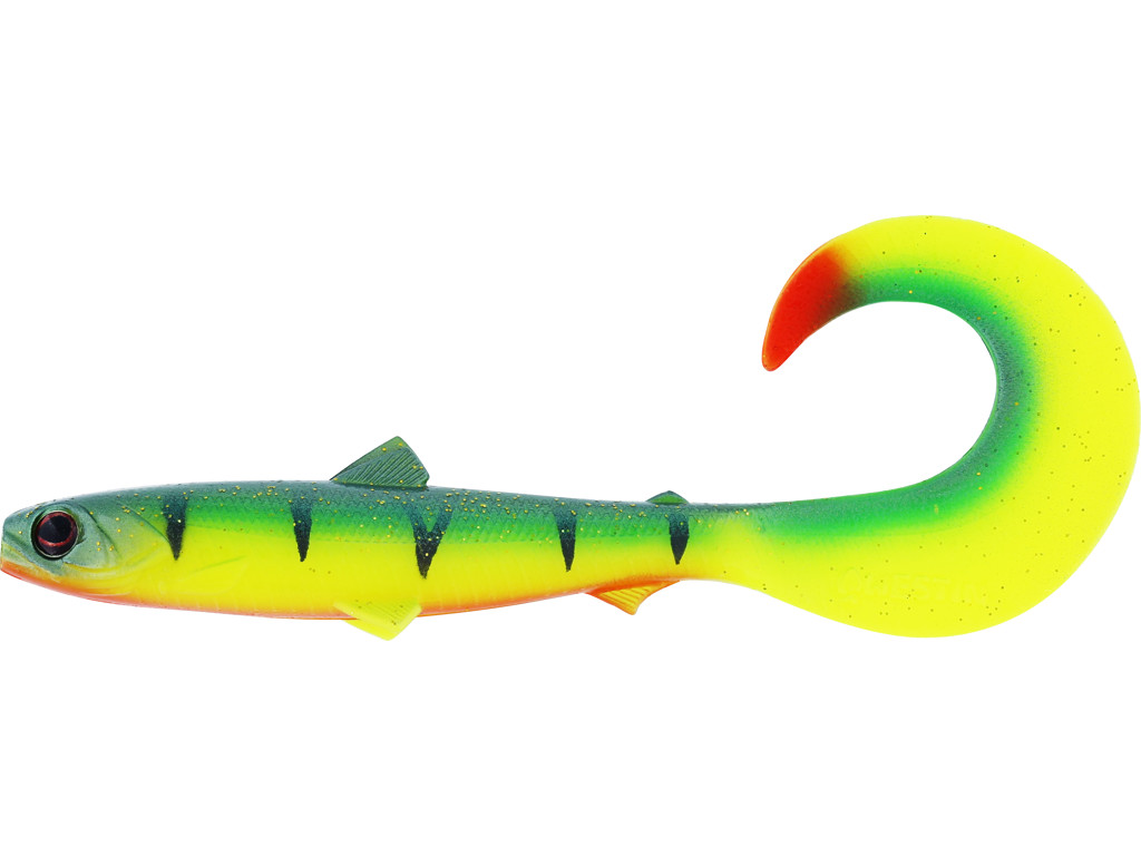 Westin Bullteez Curltail 10cm 6g Tiger Perch