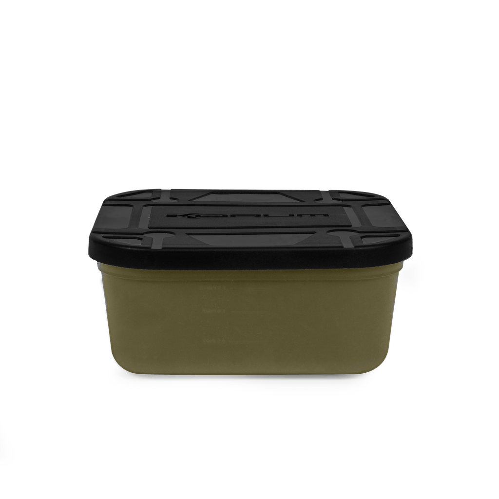 KORUM DIVIDED BAIT TUB - 2pt/1.13L