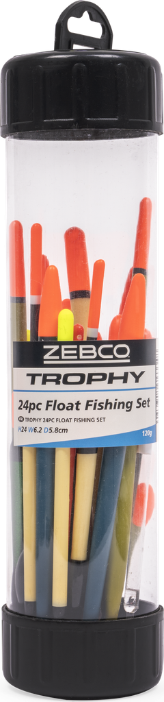 Zebco Trophy 24pc Float Fishing Set