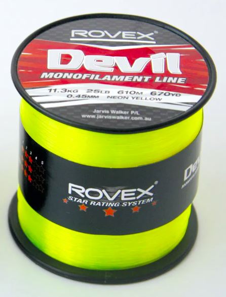 ROVEX DEVIL 1/4LB SPOOL YELLOW