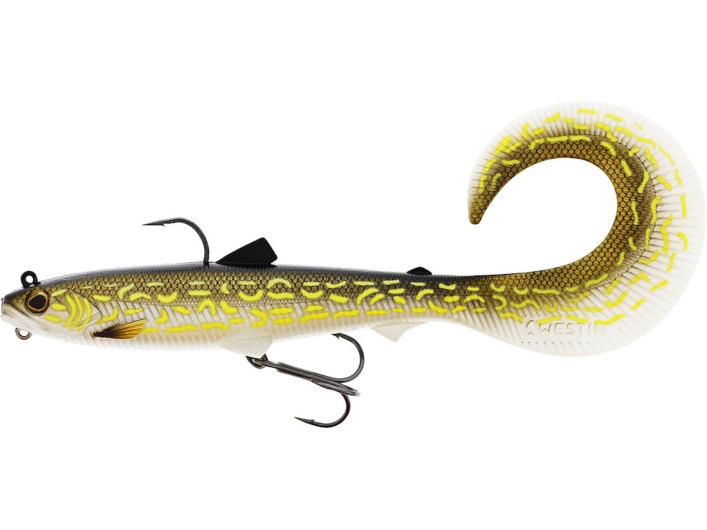 BULLTEEZ CURLTAIL R2F 16CM 35G SINKING NATURAL PIKE