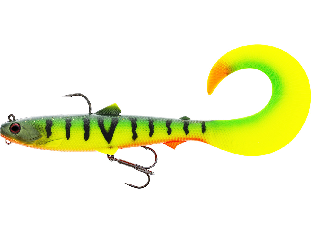 BULLTEEZ CURLTAIL R2F 16CM 35G SINKING TIGER PERCH 1PC