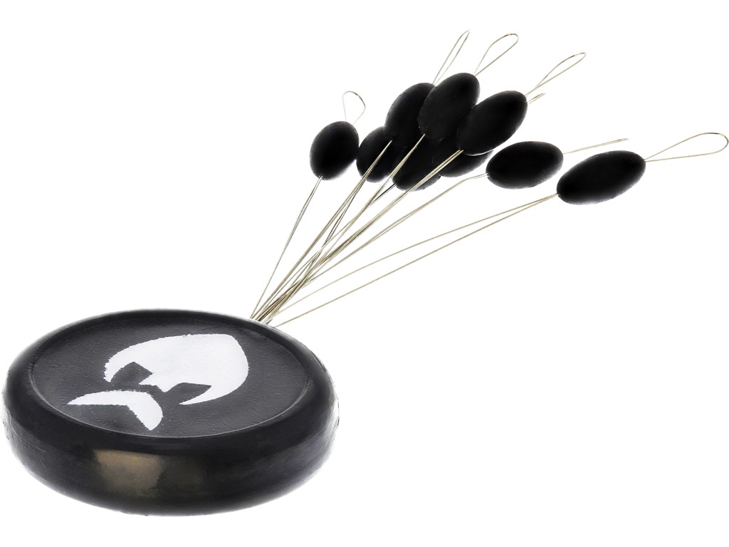 UNIVERSAL STOPS L 6.5MM Ø3.0MM 16PCS BLACK