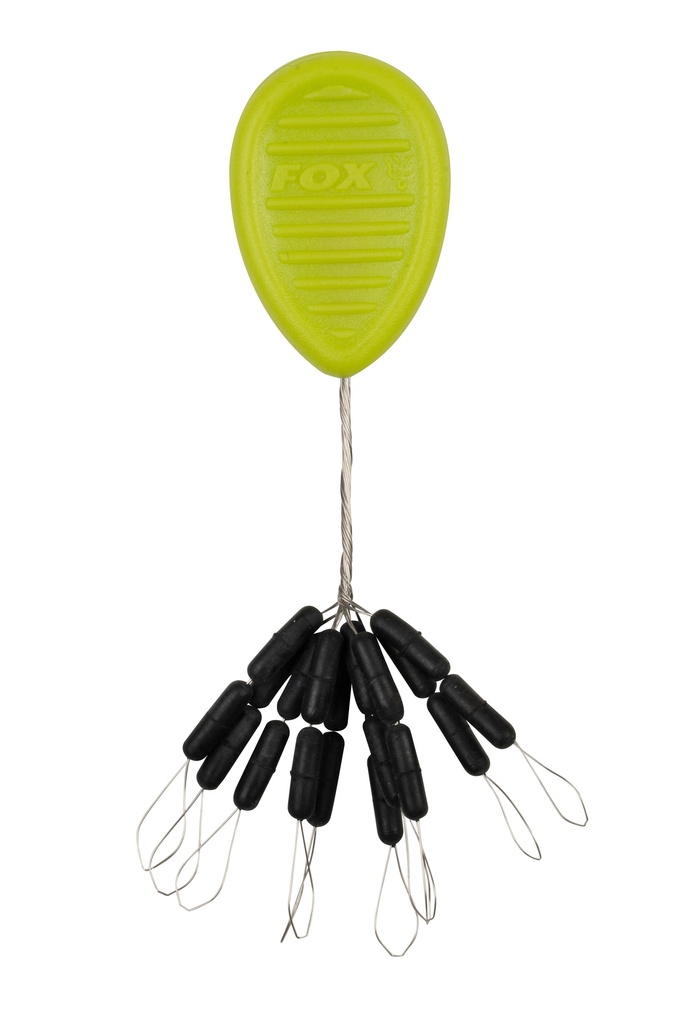 Fox Predator Braid Stops Black 20pcs