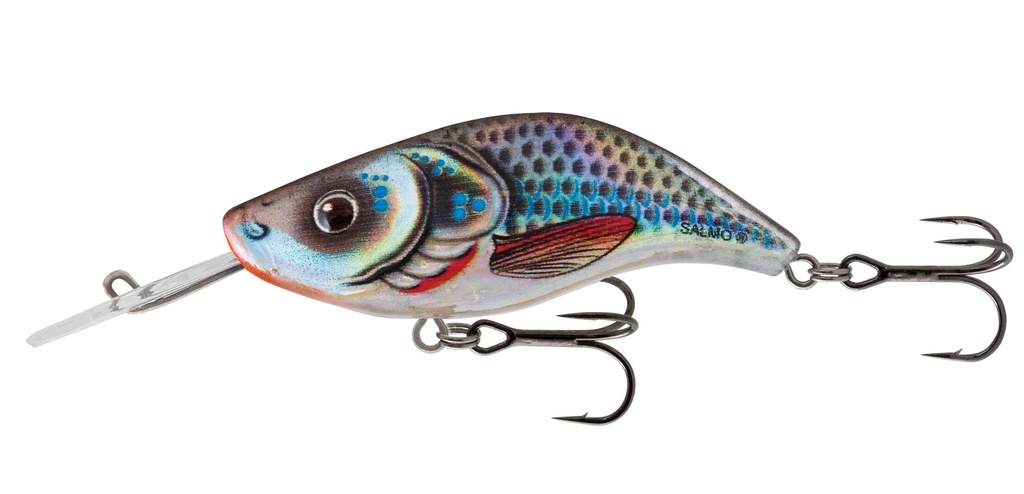 Sparky Shad 4cm Floating SILVER HOLOGRAPHIC SHAD