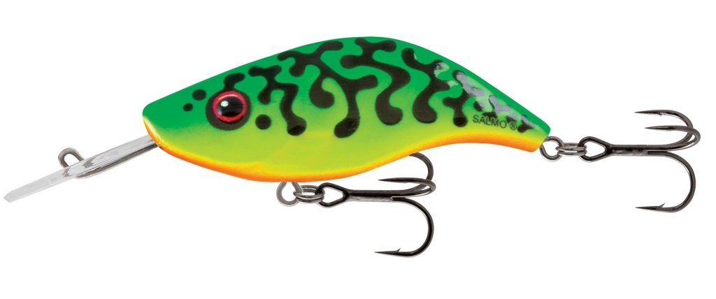 Sparky Shad 4cm Floating GREEN TIGER