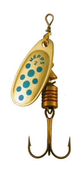 Mepps Comet Decoree - Gold/ Blue