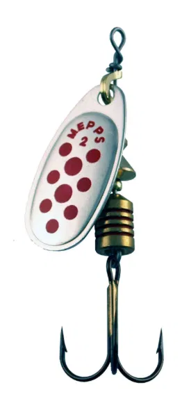 Mepps Comet Decoree - Silver/ Red