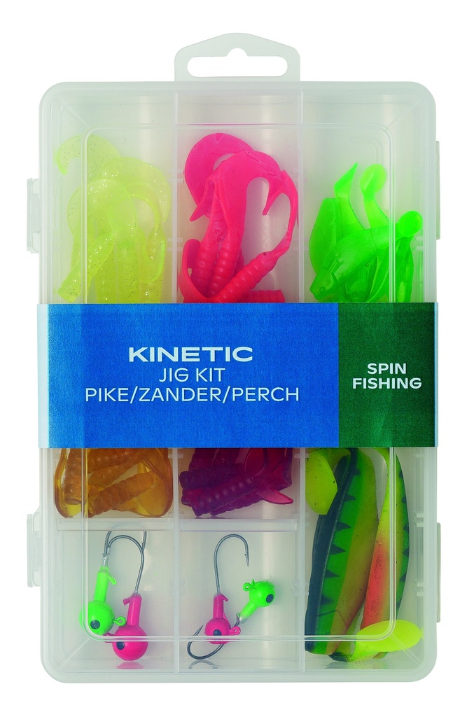 KINETIC JIG KIT PIKE/ZANDER/PERCH 32PCS