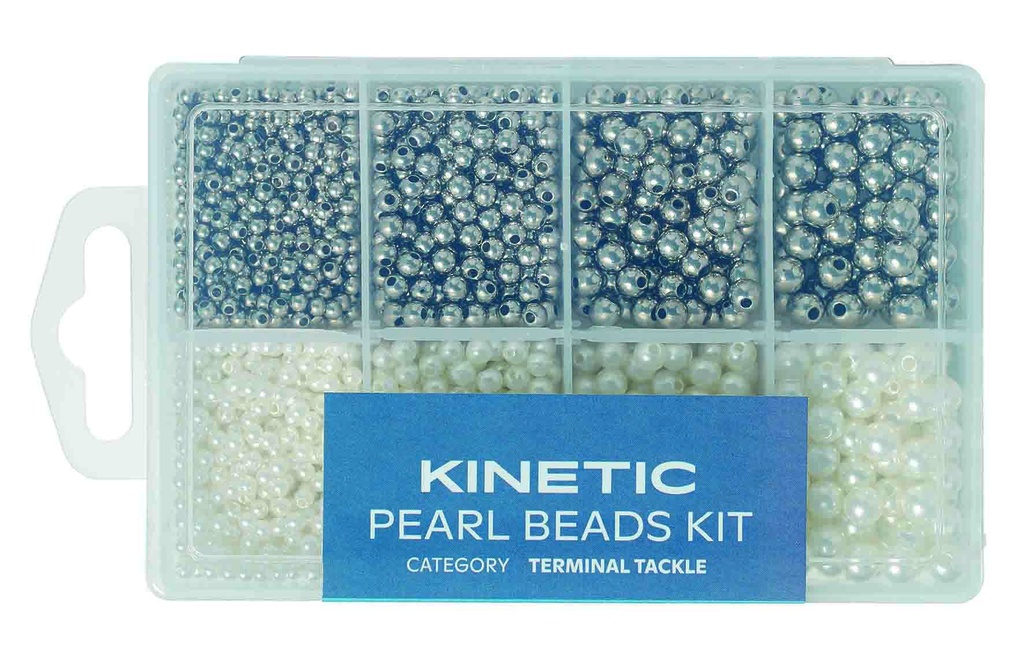 KINETIC PEARL BEADS KIT PEARL/SILVER