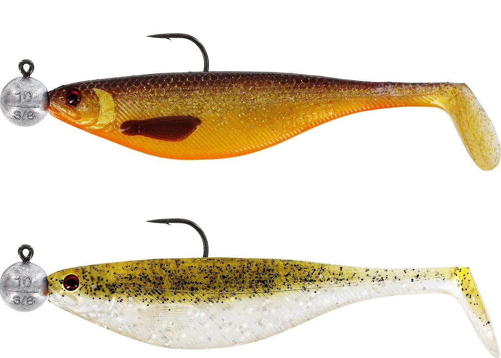 SHADTEEZ R 'N R 7CM #2/0 5G CLEAR WATER MIX 1 2PCS