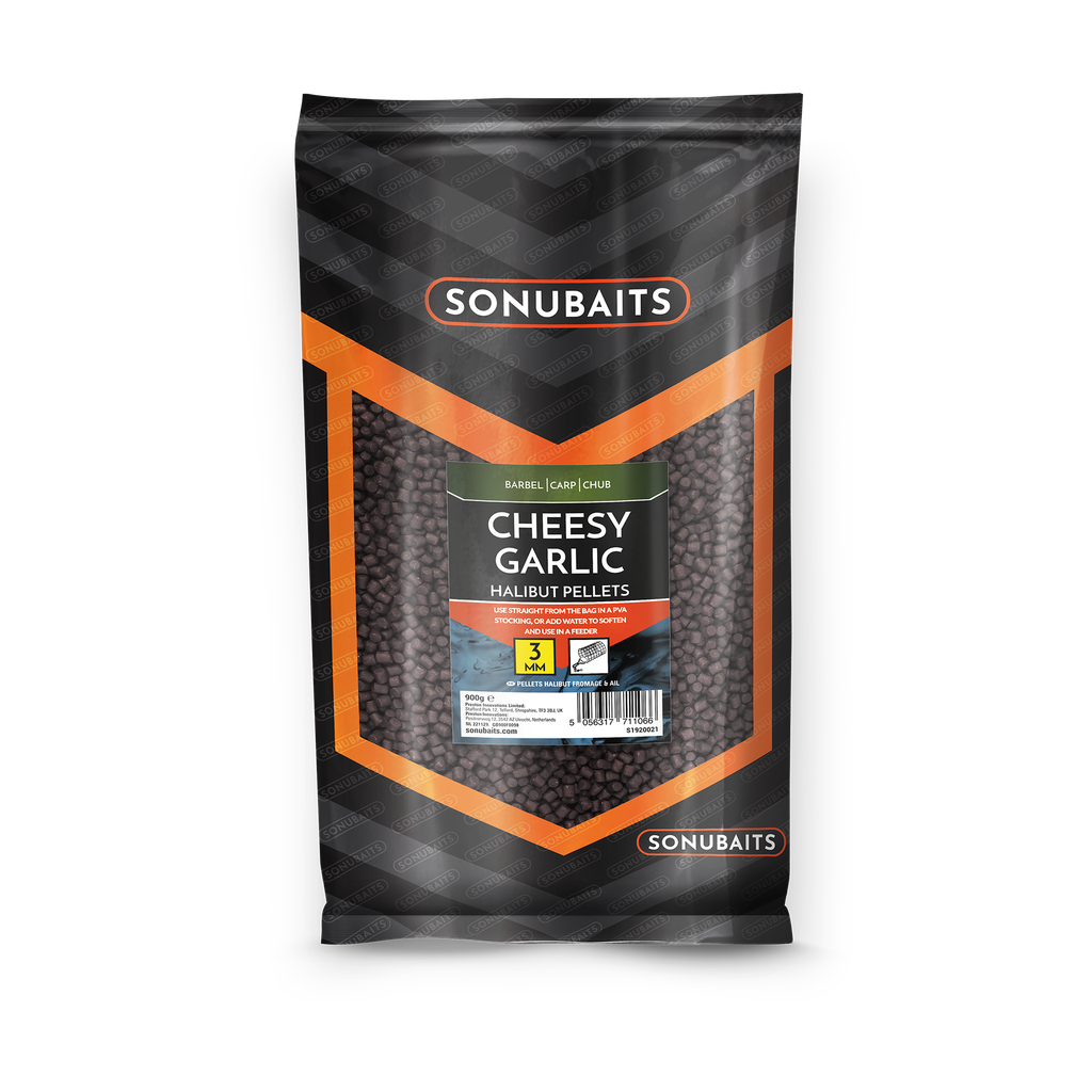 Cheesy Garlic Halibut Pellets - 3mm