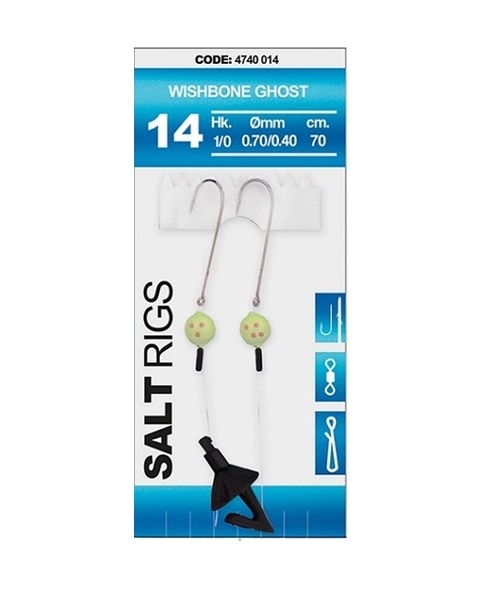 14 SALT RIG WISHBONE GHOST #1/0