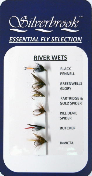 Fly Selection River Wets
