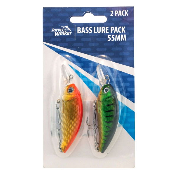JW BASS LURE 55mm 2pk