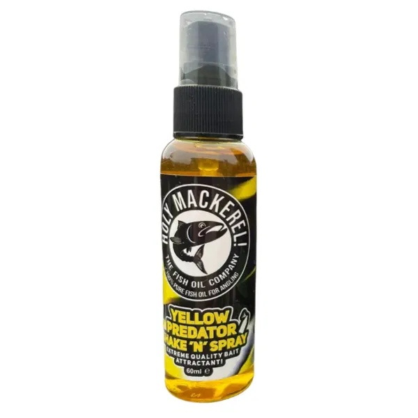 Holy Mackerel Spray Attractant 60ml, Yellow Predator