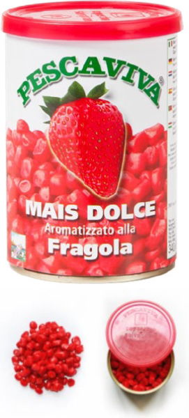 PESCAVIVA SWEETCORN 340g, STRAWBERRY