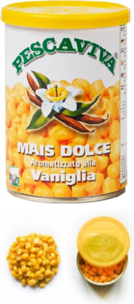 PESCAVIVA SWEETCORN 340g, VANILLA