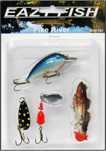 EAZY FISH PIKE RIVER LURE PACK