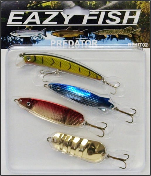 EAZY FISH PREDATOR LURE PACK