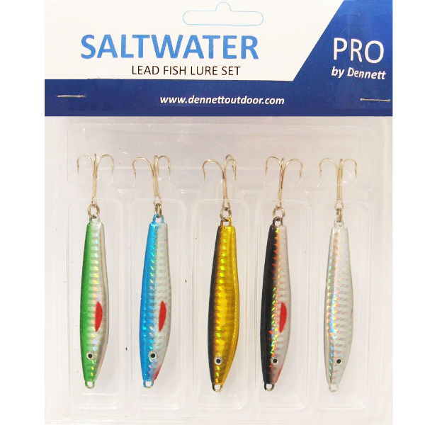 Saltwater Pro Lead Fish Set of 5 x 40g